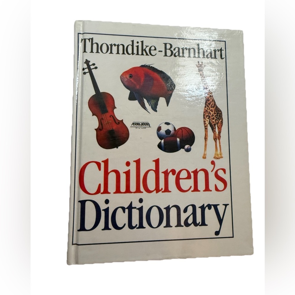 Thorndike Barnhart Vintage Children’s Dictionary Book 1999
White